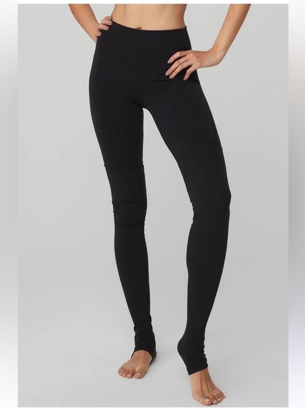 ALO Yoga High Waist Goddess Legging Ribbed Women’s M Pilates Yoga Casual